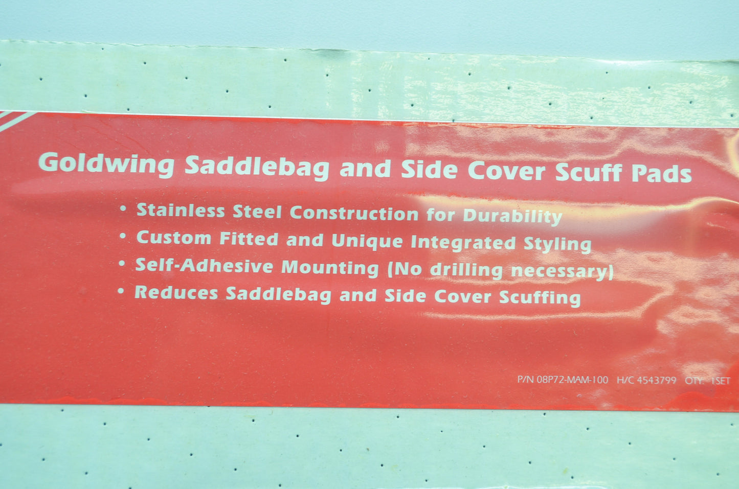NEW OEM Honda Saddlebag & Side Cover Scuff Pads 08P72-MAM-100 NOS