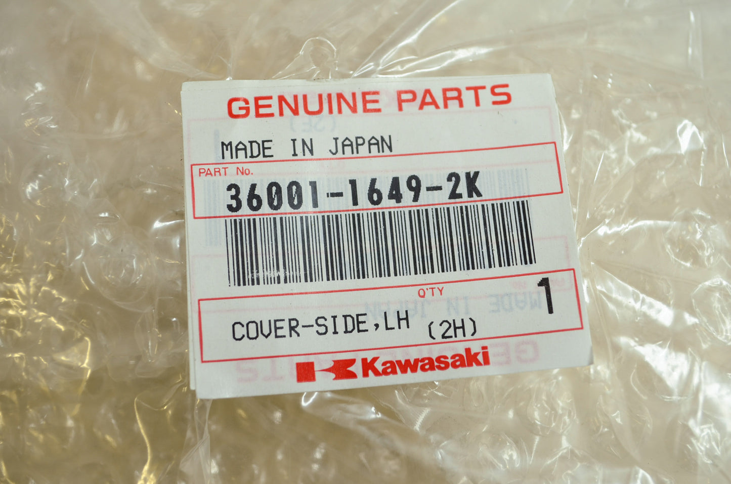 OEM Kawasaki 36001-1649-2K Left Side Cover NOS