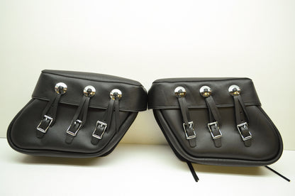 NEW OEM Kawasaki Vulcan 88 800 700 750 1500 Renegade II Leather Saddlebags K5300
