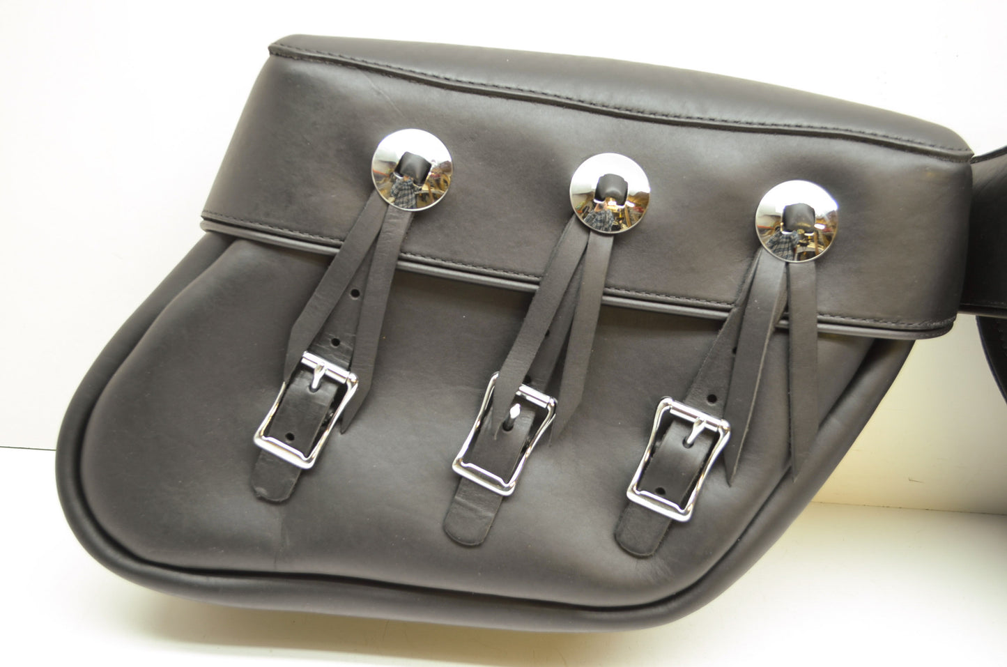 NEW OEM Kawasaki Vulcan 88 800 700 750 1500 Renegade II Leather Saddlebags K5300