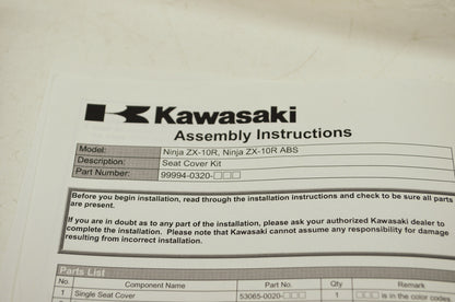 NEW OEM Kawasaki Seat Cowling Lime Green 2011-2014 Ninja ZX-10 ZX10 99994-0320-7