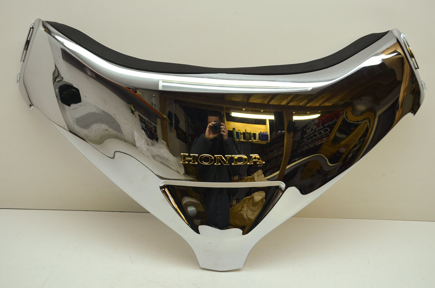 NEW OEM Honda Chrome Windshield Garnish 2007-2012 Goldwing 1800 GL1800 08F86-MCA
