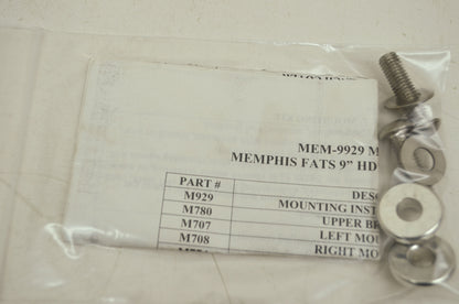 NEW Memphis Windshield 17' Fats 9' Light Clear MEM3620 NOS