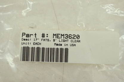 NEW Memphis Windshield 17' Fats 9' Light Clear MEM3620 NOS