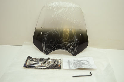 NEW Memphis Shades Shooter Black Windshield Harley Honda MEM1611 NOS