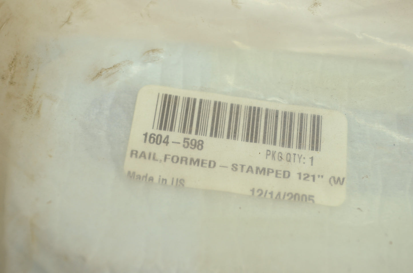 NEW OEM Polaris Slide Rail & Track Assembly Thundercat ZL ZR ZRT 1604-598 NOS