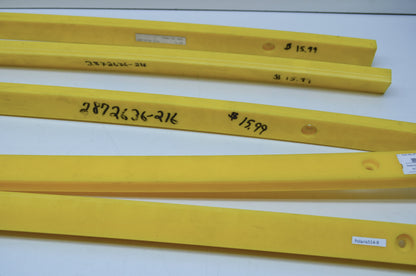 NEW OEM Polaris Edge M-10 Gen II RMK QTY 5 Rail Sliders Screaming Yellow 2872636