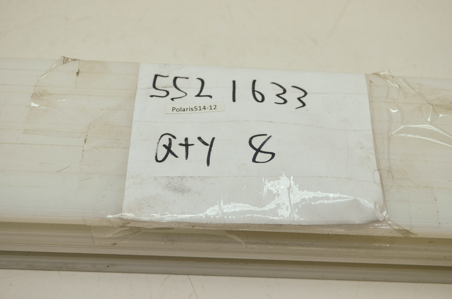 NEW OEM Polaris White Service Slider QTY 8 5521633 NOS