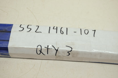 NEW OEM Polaris HyFax Runners Medium Blue Sliders QTY 3 5521461-107 NOS