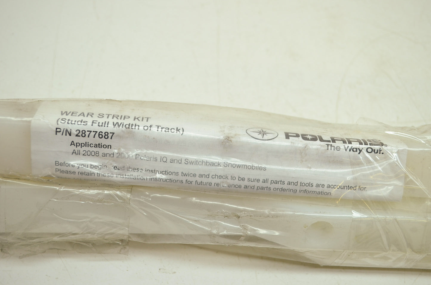 NEW OEM Polaris Wear Strip Kit QTY 2 Kits Turbo IQ Shift Dragon LX 2877687 NOS