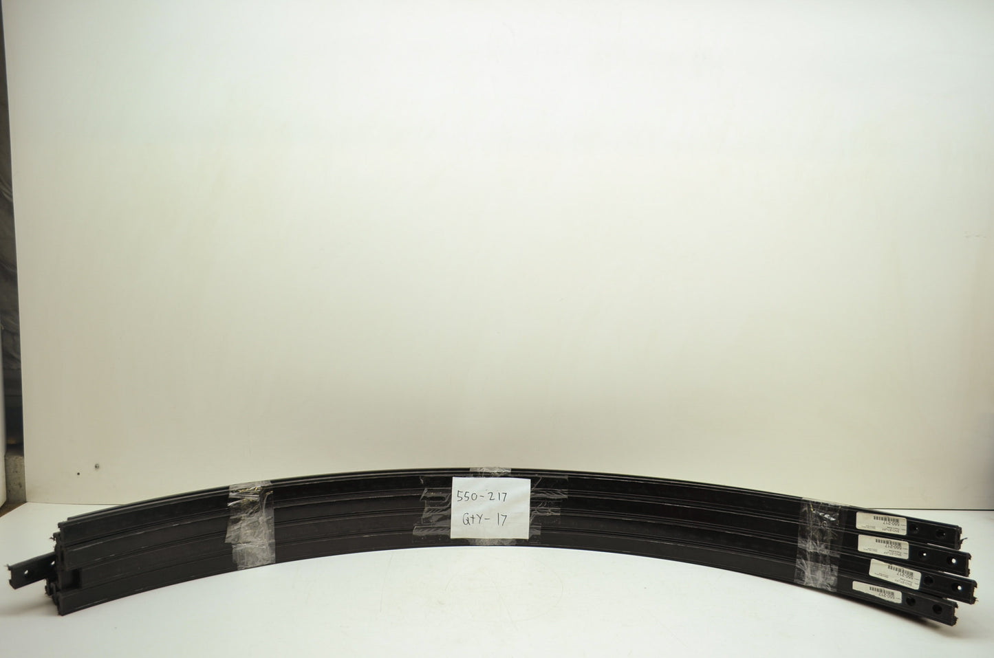 NEW OEM Polaris Black Hyfax Runners Sliders QTY 17 550-217 NOS