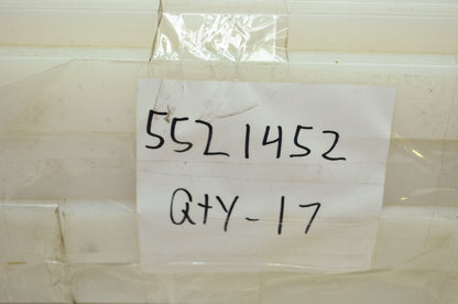 OEM Polaris 5521452 White Slider Qty 17 NOS
