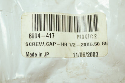 OEM Arctic Cat 8004-417 Hex Head Cap Screw 1/2-20X5.50 NOS