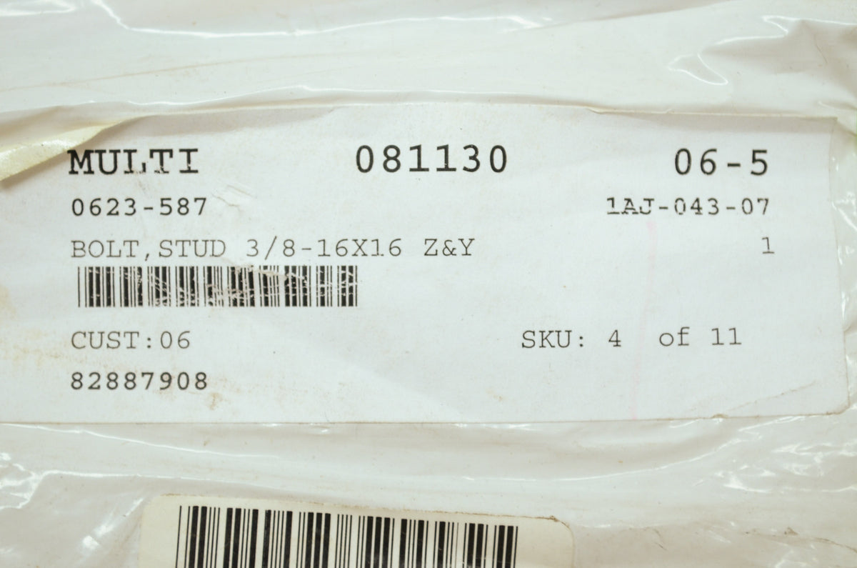 OEM Arctic Cat 0623-587 Stud Bolt 3/8-16x16 Z&Y NOS
