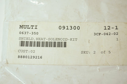 OEM Arctic Cat 0637-350 Solenoid Heat Shield Kit NOS
