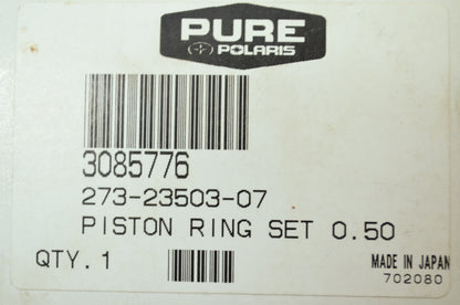 OEM Polaris 3085776 Piston RIng Set .020"/.50MM O/S NOS