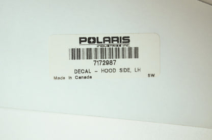 NEW OEM Polaris Left Decal 2006 Supersport 7172987 NOS