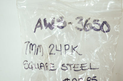 NEW OEM Polaris 7mm 24pk Track Stud Backers AWS-3650-24 NOS