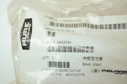 OEM Polaris 453190 Clutch Cover Duct Boot NOS