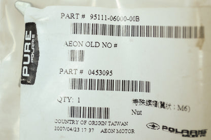 OEM Polaris 453095 Rear Brake Cable Nut NOS