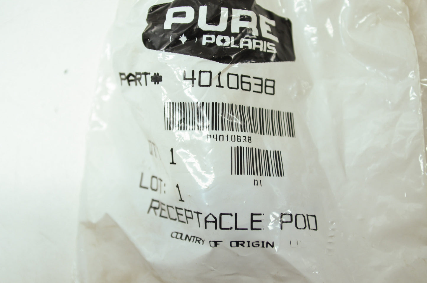 OEM Polaris 4010638 Receptacle Pod Mount 12 Volt NOS