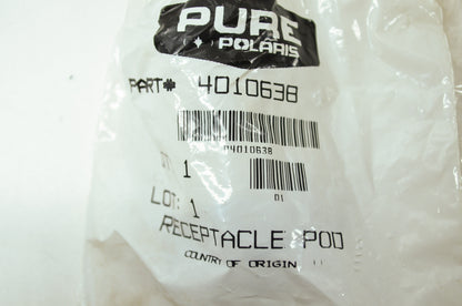 OEM Polaris 4010638 Receptacle Pod Mount 12 Volt NOS