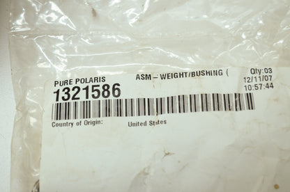 OEM Polaris 1321586 Bushing Weight Assembly 10-62 Qty 3 NOS