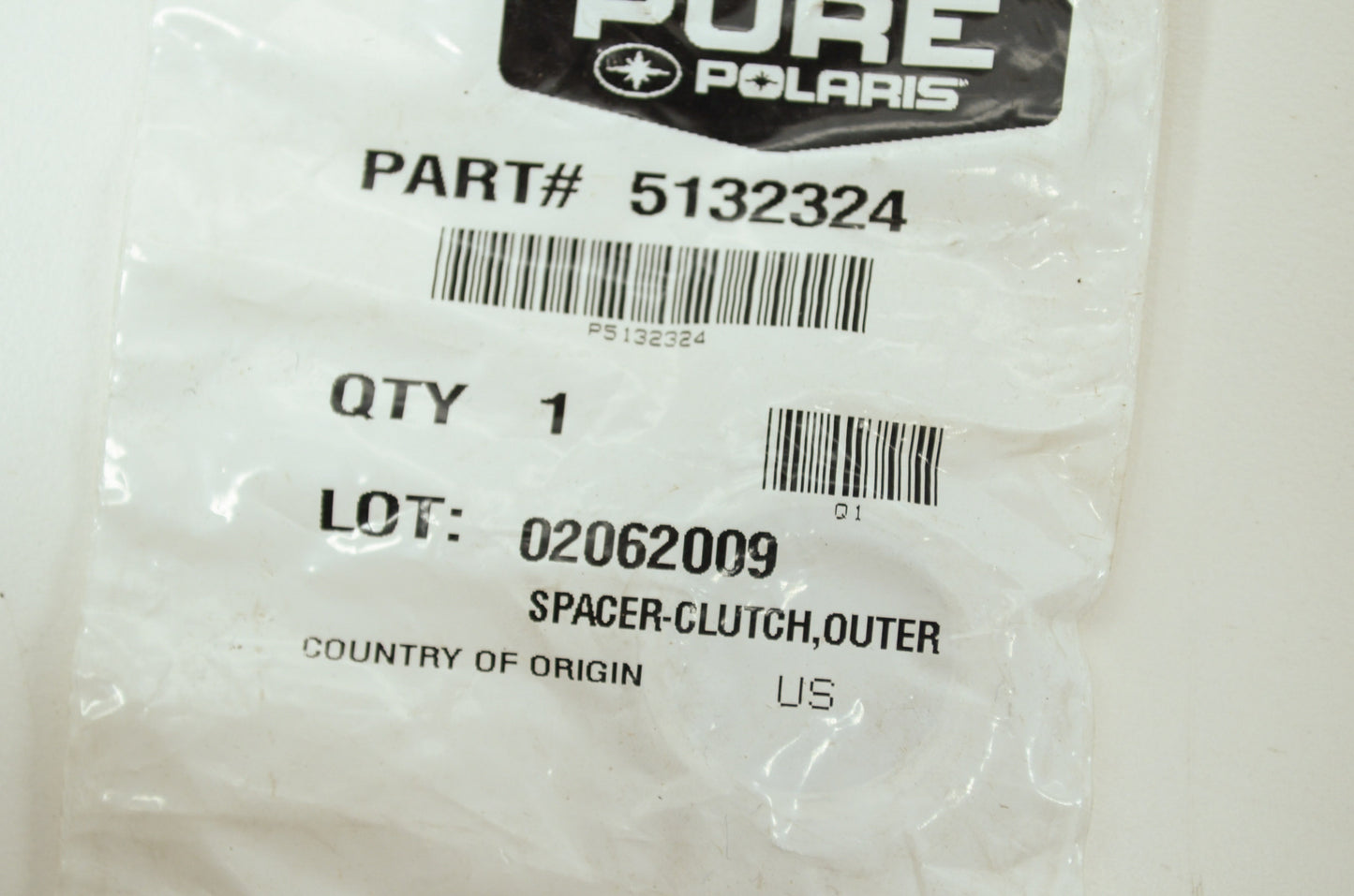 OEM Polaris 5132324 Outer Clutch Spacer NOS