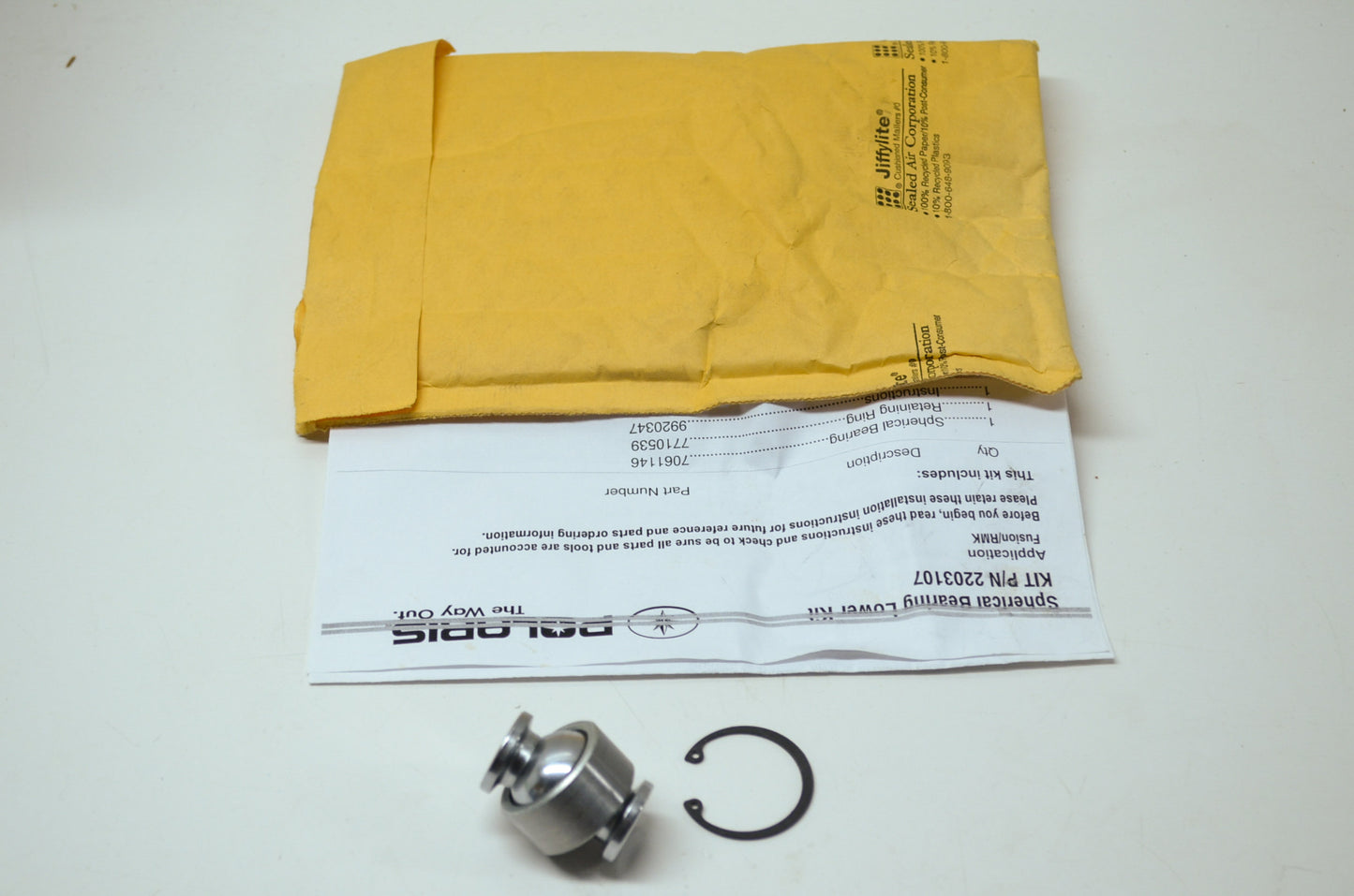OEM Polaris 2203107 Lower Spherical Bearing Kit NOS