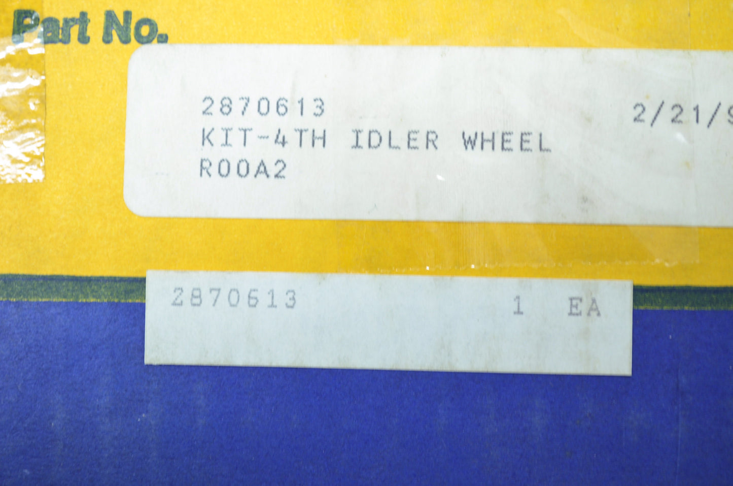 OEM Polaris 2870613 Idler Wheel 4th NOS
