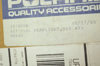 New OEM Polaris Dual Headlight Kit 1991-1992 Trail Boss 350L 4x4 NOS