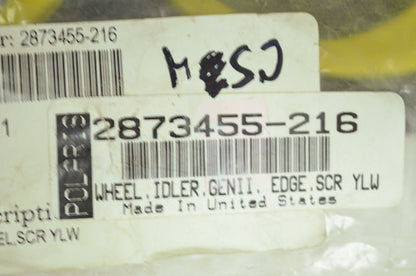 NEW OEM Polaris Bogie Idler Wheel Kit Yellow Pack of 2 2873455-216 NOS