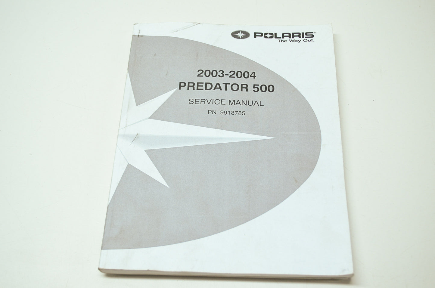 OEM Polaris 9918785 Service Manual 03/04 Predator 500