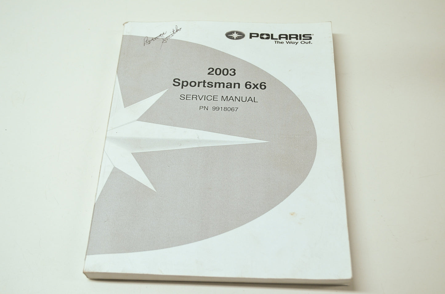 OEM Polaris 9918067 Service Manual 03 Sportsman 6X6 NOS