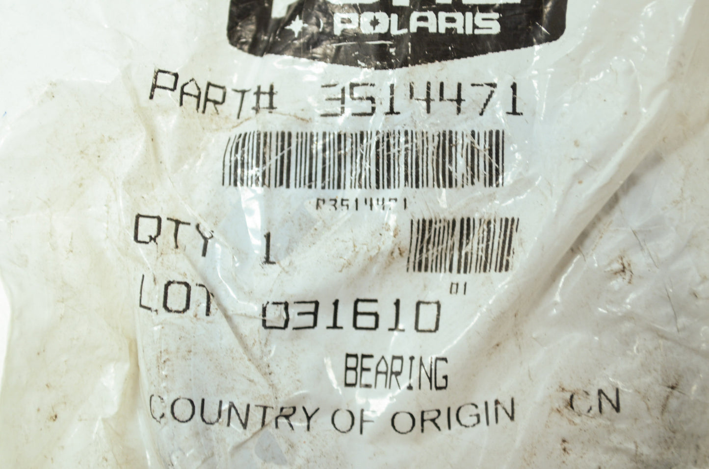 OEM Polaris 3514471 Bearing NOS