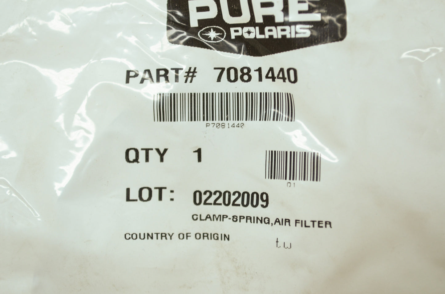 NEW OEM Polaris Air Box Clamp 2007-2011 Outlaw 450 525 7081440 NOS