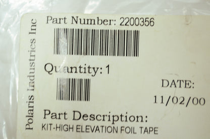 New OEM Polaris 2200356 Tape Foil Kit NOS
