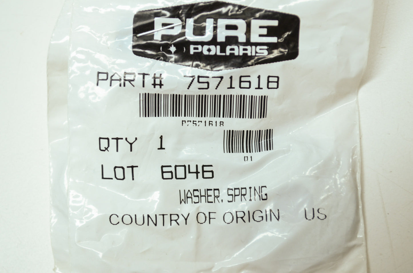 OEM Polaris 7571618 Spring Washer Qty 2 NOS