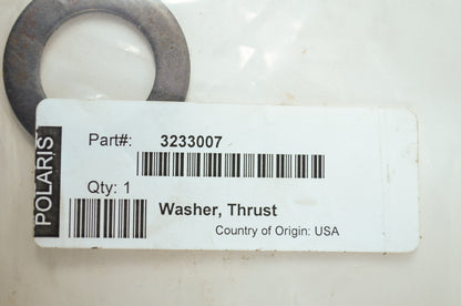 NEW OEM Polaris Trust Washer Sportsman 335 500 Worker Diesel Magnum 3233007 NOS