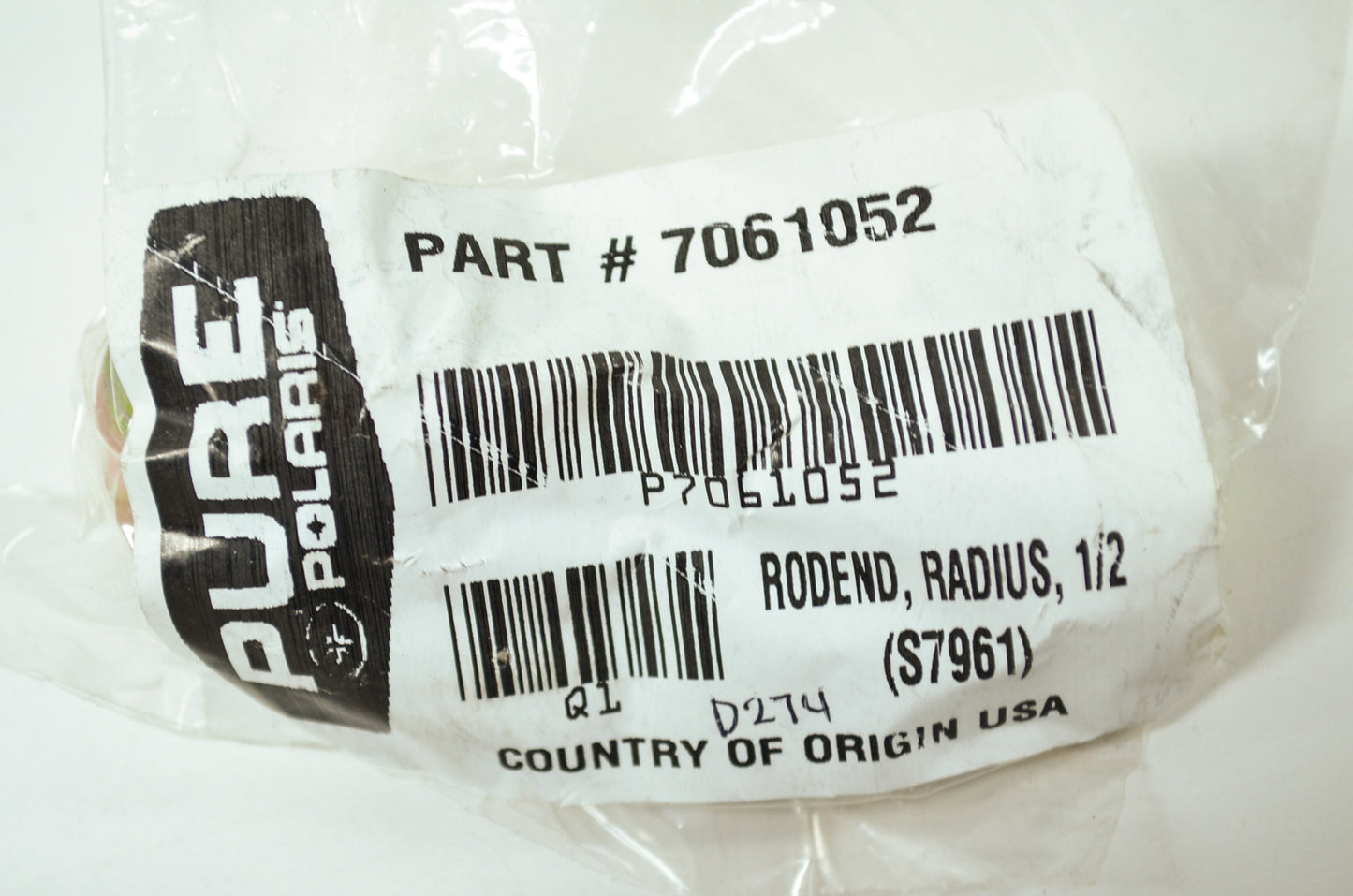 OEM Polaris 7061052 Lower Right Hand Radius Rod End NOS