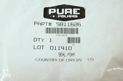 OEM Polaris 5811626 Foam Seal NOS