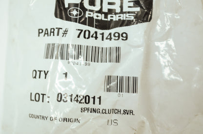 OEM Polaris 7041499 Silver Clutch Spring NOS