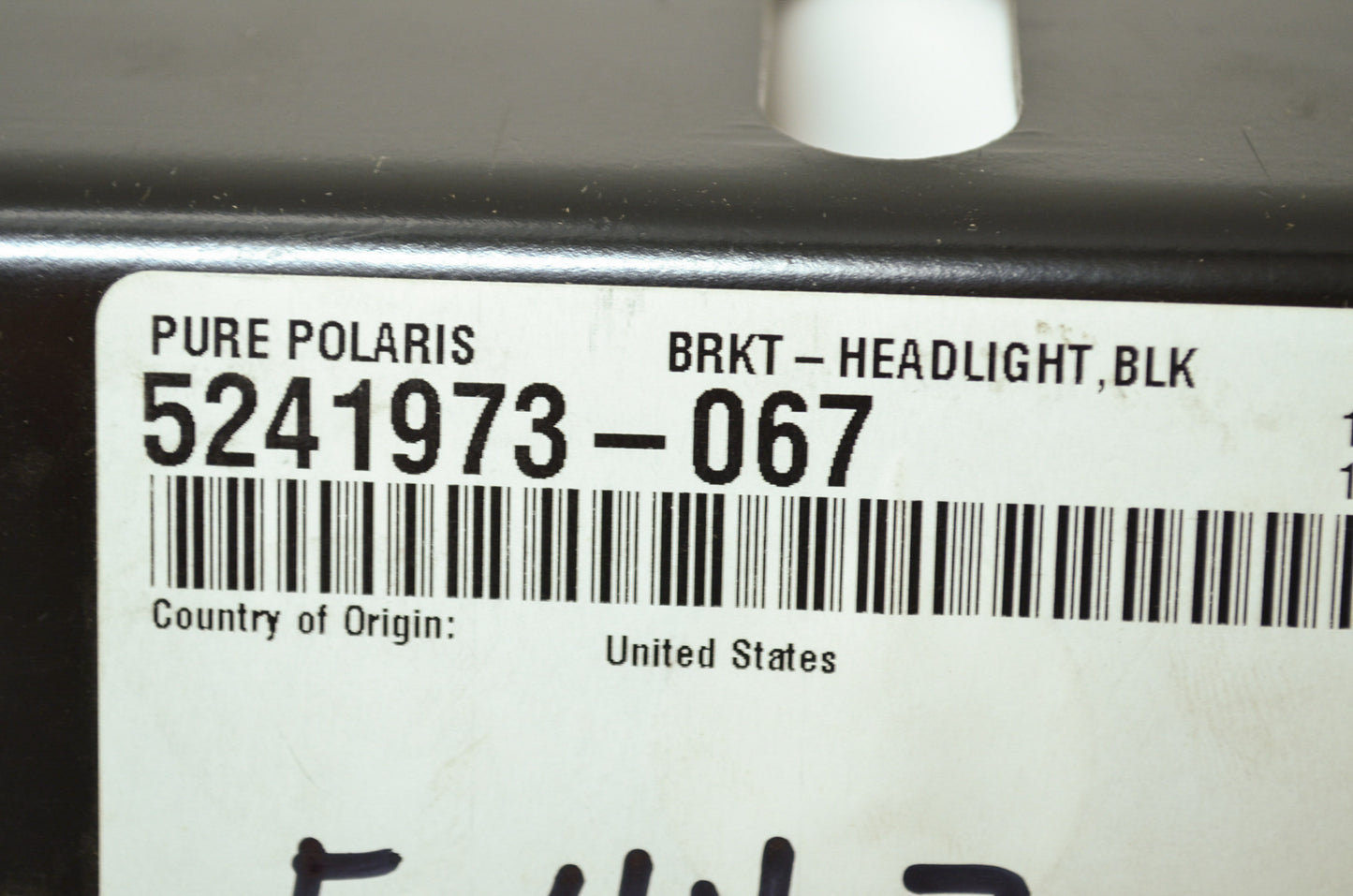 OEM Polaris 5241973-067 Black Headlight Bracket NOS