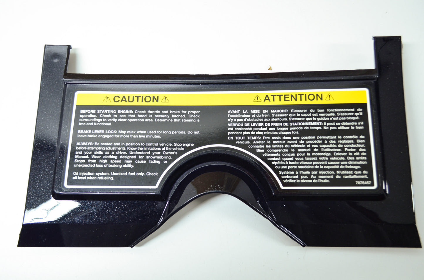 NEW OEM Polaris Air Intake Panel Black Sapphire XLT SKS RMK SP 2620095-173 NOS