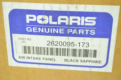 NEW OEM Polaris Air Intake Panel Black Sapphire XLT SKS RMK SP 2620095-173 NOS