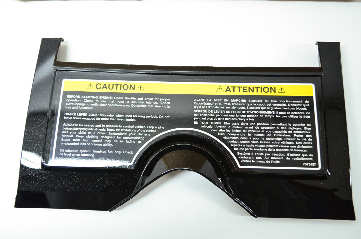NEW OEM Polaris Air Intake Panel Black XLT SKS RMK SP 2620095-177 NOS
