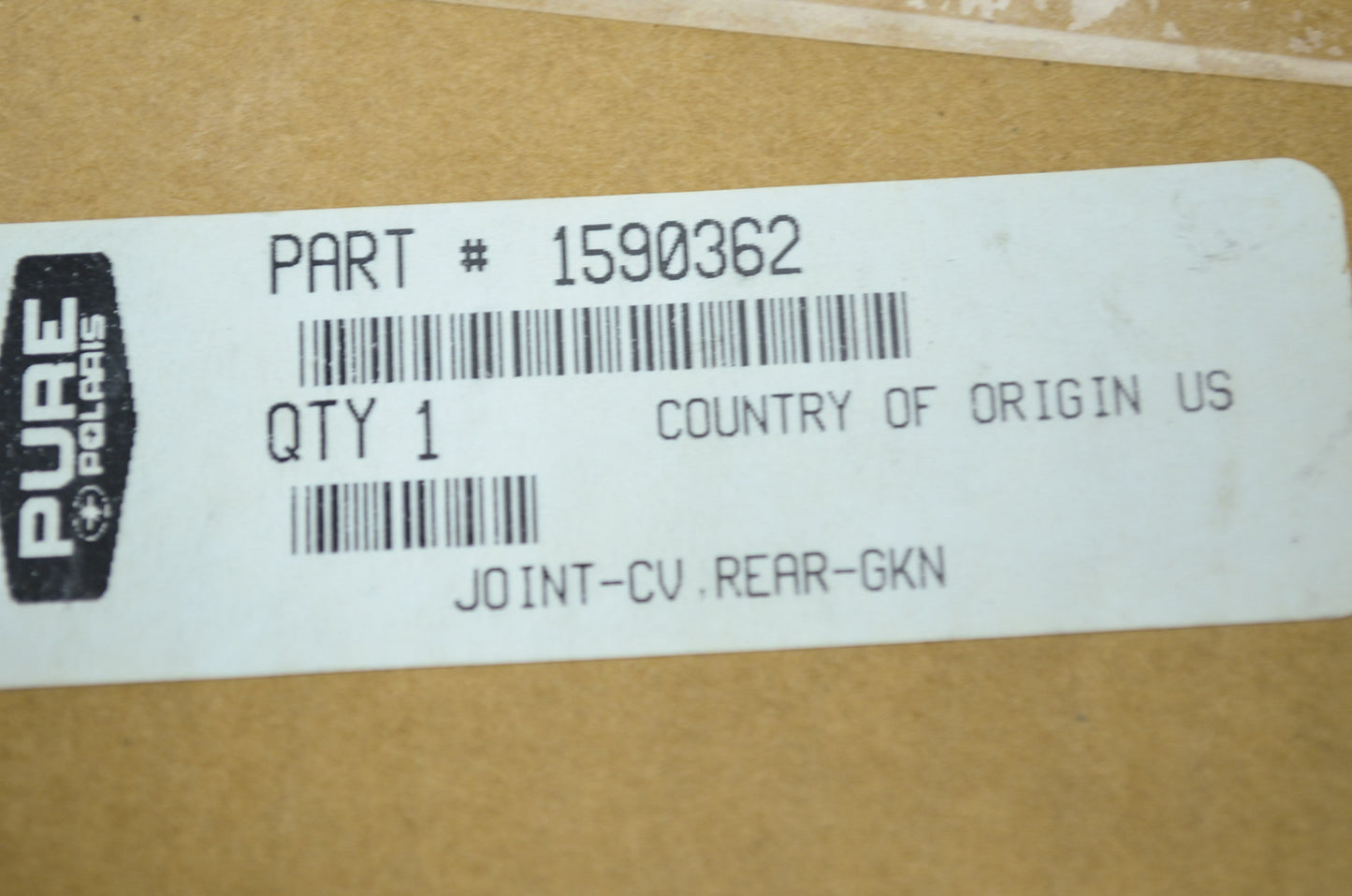 NEW OEM Polaris Rear CV Joint Axle Sportsman 400 500 600 700 Ranger 1590362 NOS