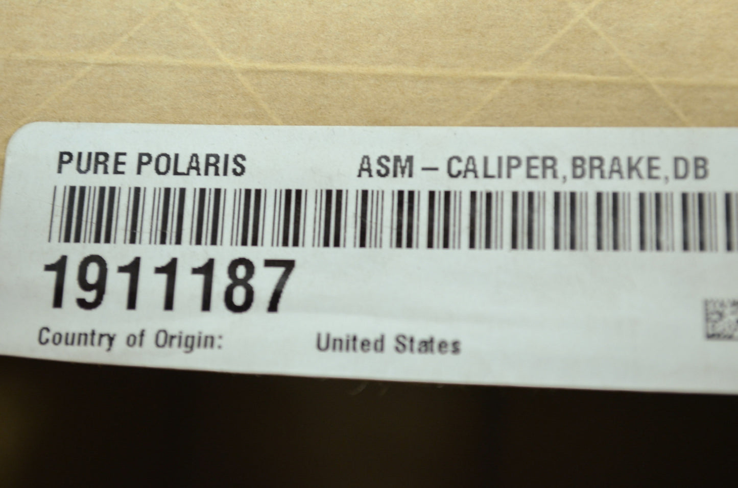 NEW OEM Polaris Front Right Brake Caliper Outlaw 450 525 RZR S 800 1911187 NOS