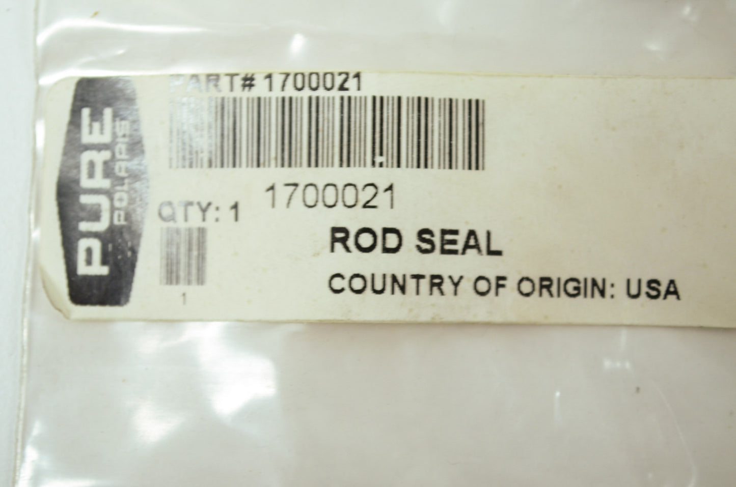 OEM Polaris 1700021 Rod Seal NOS