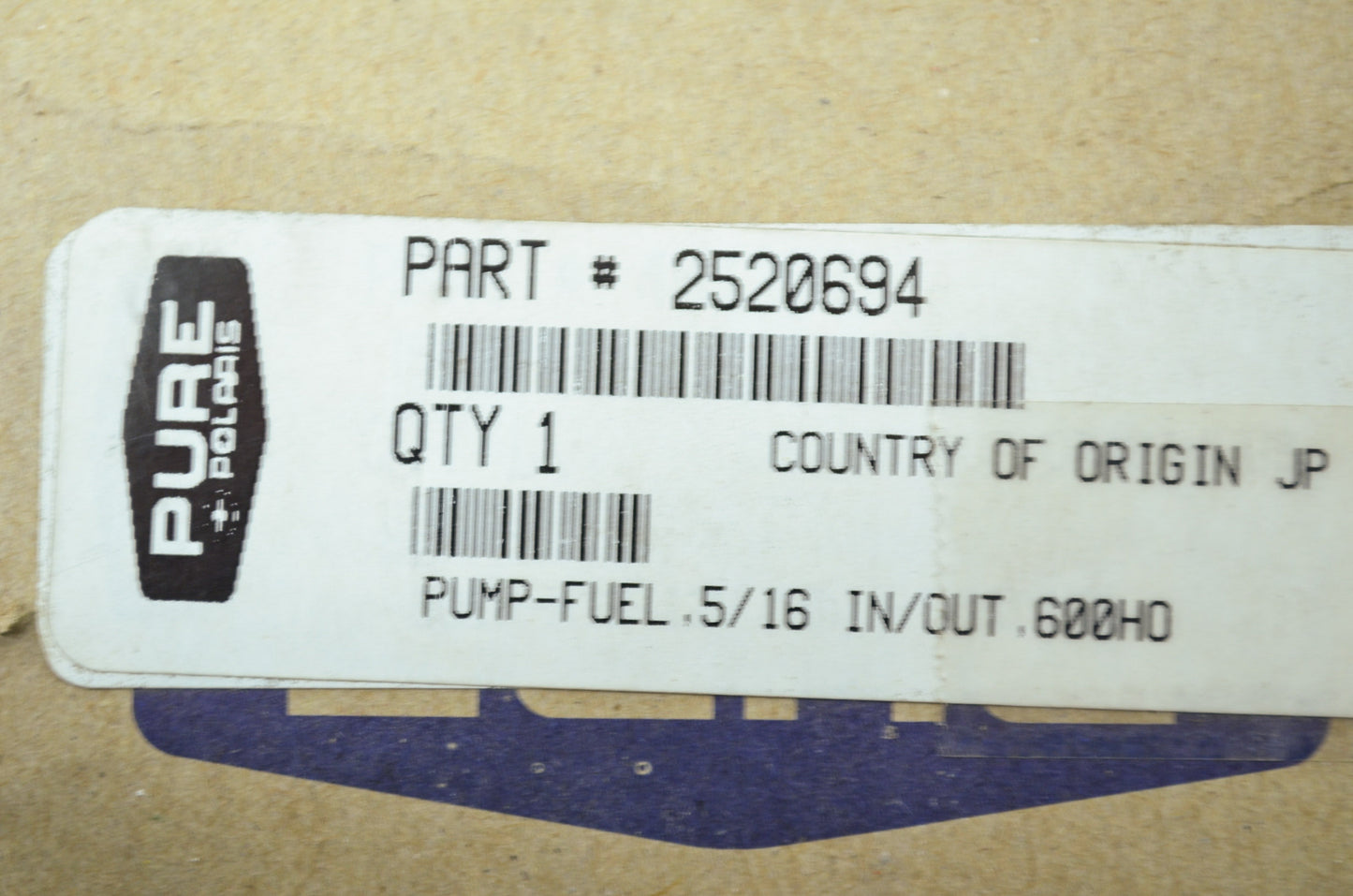 NEW OEM Polaris Fuel Pump RMK 600 HO IQ Switchback Shift 2520694 NOS